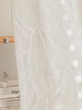 Load image into Gallery viewer, 【オーダー可】Vintage Fern Relief Voile Curtain ヴィンテージフェルンレリーフカーテン
