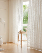 Load image into Gallery viewer, 【オーダー可】Vintage Fern Relief Voile Curtain ヴィンテージフェルンレリーフカーテン
