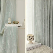 Load image into Gallery viewer, 【オーダー可】Wave Mist Chenille Curtainシェニール水波織遮光カーテン
