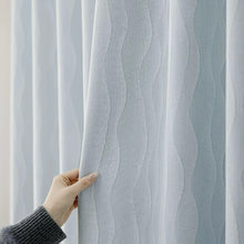 Load image into Gallery viewer, 【オーダー可】Wave Mist Chenille Curtainシェニール水波織遮光カーテン
