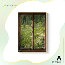 画像をギャラリービューアに読み込む, Scenery Outside Windows Hanging Painting 窓外景色の壁アート六種
