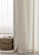 Load image into Gallery viewer, 【オーダー可】Cashmere Stripe Sheer Curtain カシミアタッチストライプシアー
