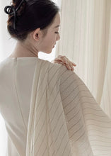Load image into Gallery viewer, 【オーダー可】Cashmere Stripe Sheer Curtain カシミアタッチストライプシアー
