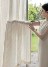 Load image into Gallery viewer, 【オーダー可】Cashmere Stripe Sheer Curtain カシミアタッチストライプシアー
