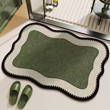 画像をギャラリービューアに読み込む, Olive Vintage Diatomite Mat オリーブ珪藻土マット
