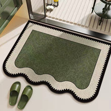 画像をギャラリービューアに読み込む, Olive Vintage Diatomite Mat オリーブ珪藻土マット
