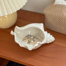 画像をギャラリービューアに読み込む, 貝殻モチーフジュエリートレイ Ceramic Seashell Jewelry Tray

