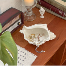 画像をギャラリービューアに読み込む, 貝殻モチーフジュエリートレイ Ceramic Seashell Jewelry Tray

