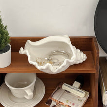 画像をギャラリービューアに読み込む, 貝殻モチーフジュエリートレイ Ceramic Seashell Jewelry Tray
