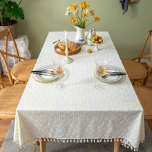 画像をギャラリービューアに読み込む, Waterproof Floral Tablecloth 撥水・撥油生地花柄テーブルクロス
