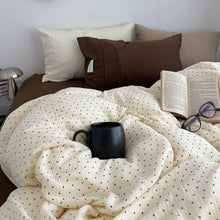 画像をギャラリービューアに読み込む, Barn Dot Crinkle Bedding Set バンドットくしゅくしゅ寝具カバーセット
