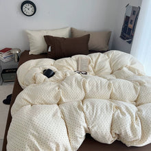画像をギャラリービューアに読み込む, Barn Dot Crinkle Bedding Set バンドットくしゅくしゅ寝具カバーセット

