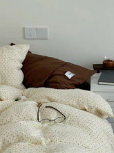 画像をギャラリービューアに読み込む, Barn Dot Crinkle Bedding Set バンドットくしゅくしゅ寝具カバーセット
