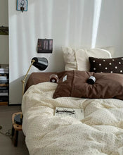 画像をギャラリービューアに読み込む, Barn Dot Crinkle Bedding Set バンドットくしゅくしゅ寝具カバーセット
