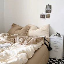 Load image into Gallery viewer, Two-color Simple Bedding Set Ver.2 二色シンプル寝具カバーセットVer.2
