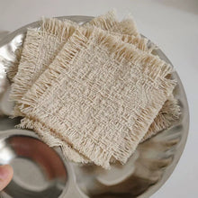 画像をギャラリービューアに読み込む, Ivory Fringed Weave Mat アイボリーフリンジ織りマット
