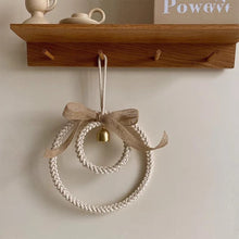 Load image into Gallery viewer, Handwoven Round Wind Chime 手編みのラウンドチャイム
