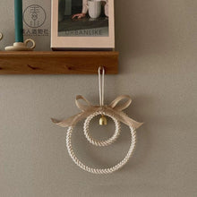 Load image into Gallery viewer, Handwoven Round Wind Chime 手編みのラウンドチャイム
