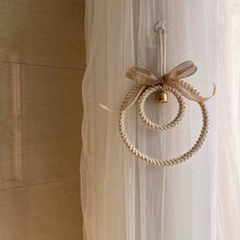 Load image into Gallery viewer, Handwoven Round Wind Chime 手編みのラウンドチャイム
