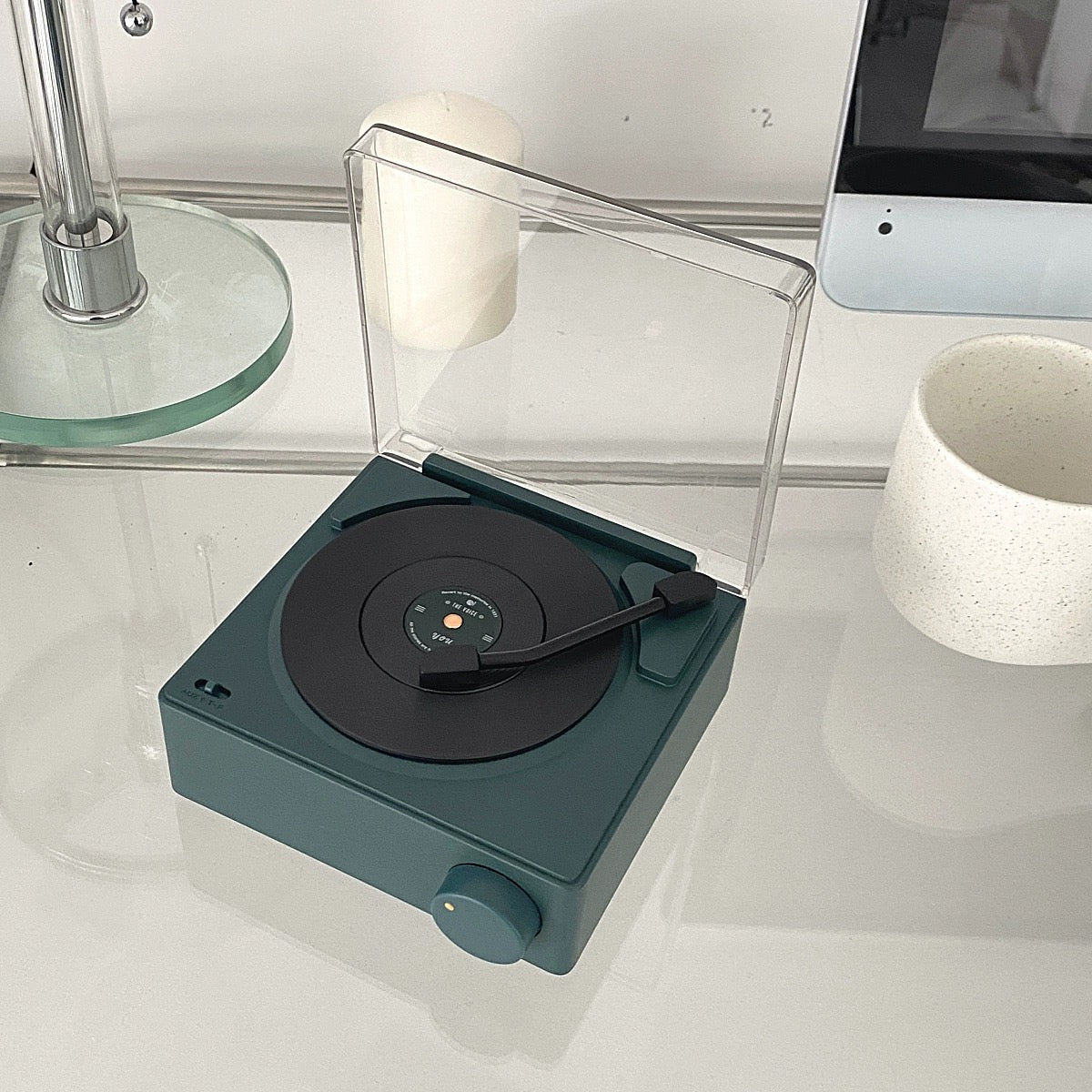 六畳の憩 Record Player Design Bluetooth Speaker レコード