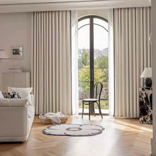 画像をギャラリービューアに読み込む, 【オーダー可】Chenille Black Edged Shading Curtain シェニール織黒縁遮光カーテン
