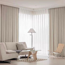 画像をギャラリービューアに読み込む, 【オーダー可】Chenille Black Edged Shading Curtain シェニール織黒縁遮光カーテン
