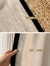 画像をギャラリービューアに読み込む, 【オーダー可】Chenille Black Edged Shading Curtain シェニール織黒縁遮光カーテン
