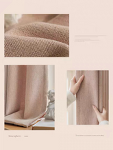 画像をギャラリービューアに読み込む, 【オーダー可】Chenille Black Edged Shading Curtain シェニール織黒縁遮光カーテン
