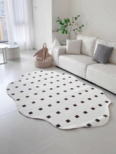 Load image into Gallery viewer, Creamy Irregular Modern Carpet クリーミーモダン不規則ラグ
