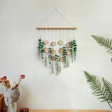 Load image into Gallery viewer, Eucalyptus Wood Wall Hanging ユーカリと木のウォールデコ
