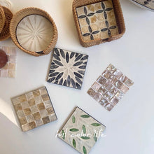 画像をギャラリービューアに読み込む, 6design Natural Shell Coaster 天然シェルコースター
