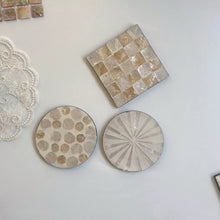 画像をギャラリービューアに読み込む, 6design Natural Shell Coaster 天然シェルコースター
