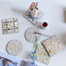 画像をギャラリービューアに読み込む, 6design Natural Shell Coaster 天然シェルコースター
