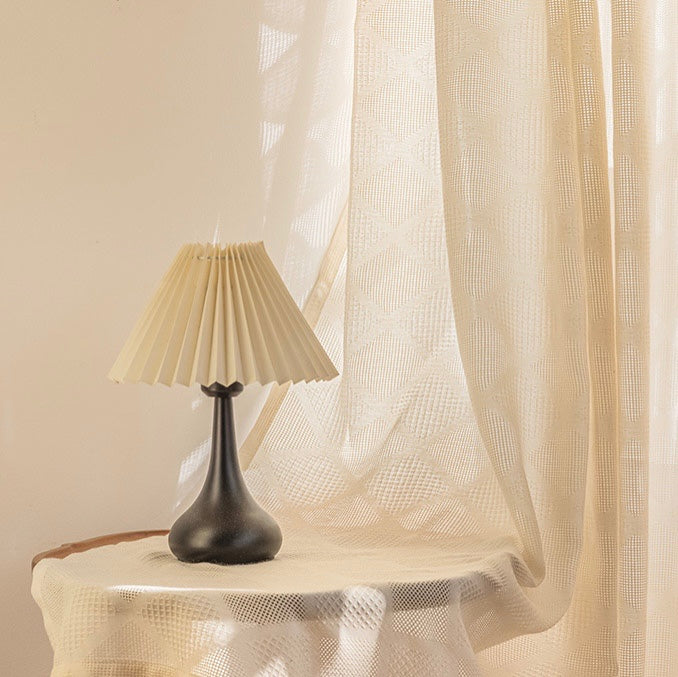 【オーダー可】3Design Natural Lace Curtain 風星雲のレースカーテン