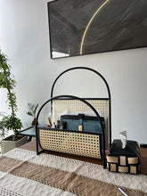 Load image into Gallery viewer, Rattan Design Magazine Rack Ver.2 ラタンデザインのマガジンラックVer.2
