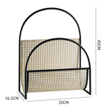 Load image into Gallery viewer, Rattan Design Magazine Rack Ver.2 ラタンデザインのマガジンラックVer.2
