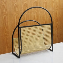 Load image into Gallery viewer, Rattan Design Magazine Rack Ver.2 ラタンデザインのマガジンラックVer.2
