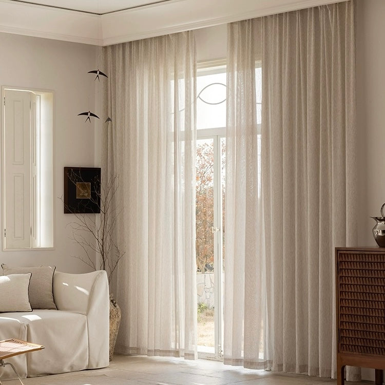 【オーダー可】Moonlit Dune Sheer Curtain 月影の砂丘のシアーカーテン
