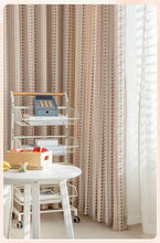 画像をギャラリービューアに読み込む, 【オーダー可】Fair Isle Dopamine Curtain フェアアイル柄ドーパミンカーテン
