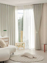 画像をギャラリービューアに読み込む, 【オーダー可】Fair Isle Dopamine Curtain フェアアイル柄ドーパミンカーテン
