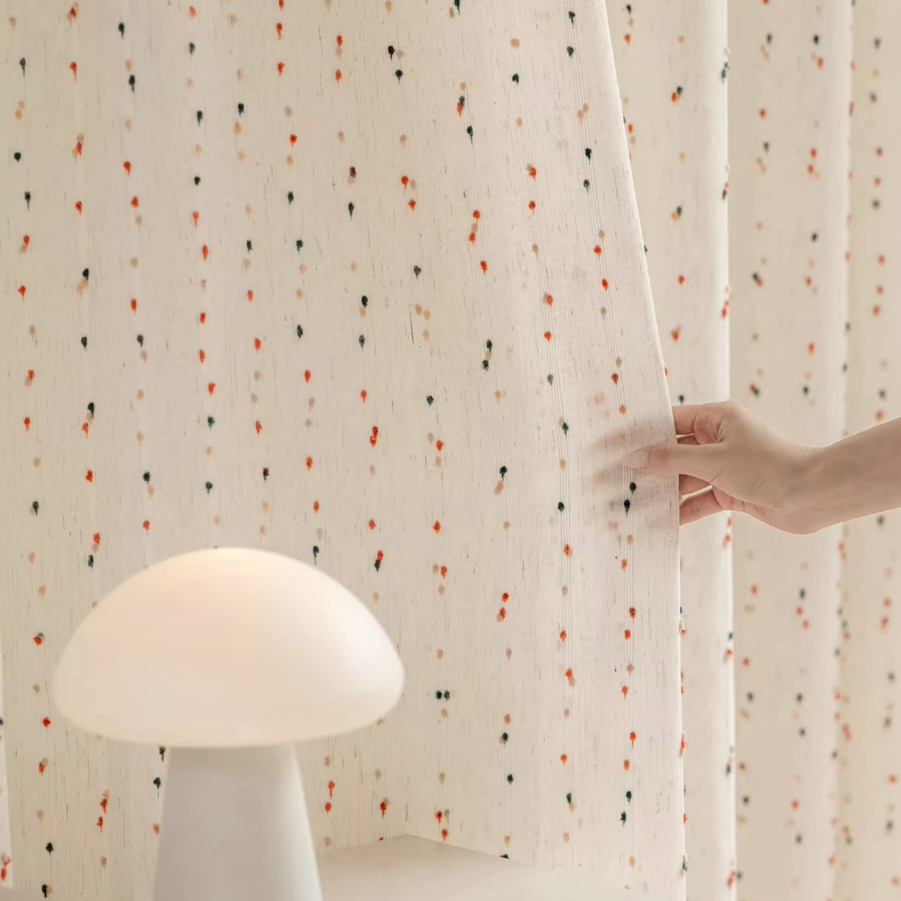 【オーダー可】Rainbow Ramune Lace Curtain レインボーラムネレースカーテン