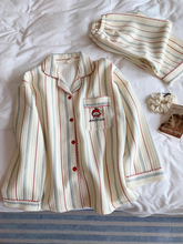 画像をギャラリービューアに読み込む, ゆるかわストライプルームウェア Cute Striped Room Wear Set
