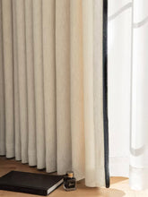 画像をギャラリービューアに読み込む, 【オーダー可】Chenille Black Edged Shading Curtain シェニール織黒縁遮光カーテン
