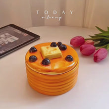 Load and play video in Gallery viewer, Butter Pancake Storage Jar バターパンケーキ風小物入れ
