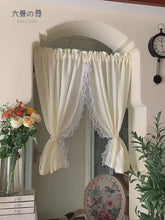 Load and play video in Gallery viewer, 【オーダー可】Pearl Ruffles Cream Yellow Curtain パールフリルクリームイエローカーテン

