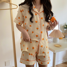 Load image into Gallery viewer, Korean Orange Pajamas オレンジルームウェア
