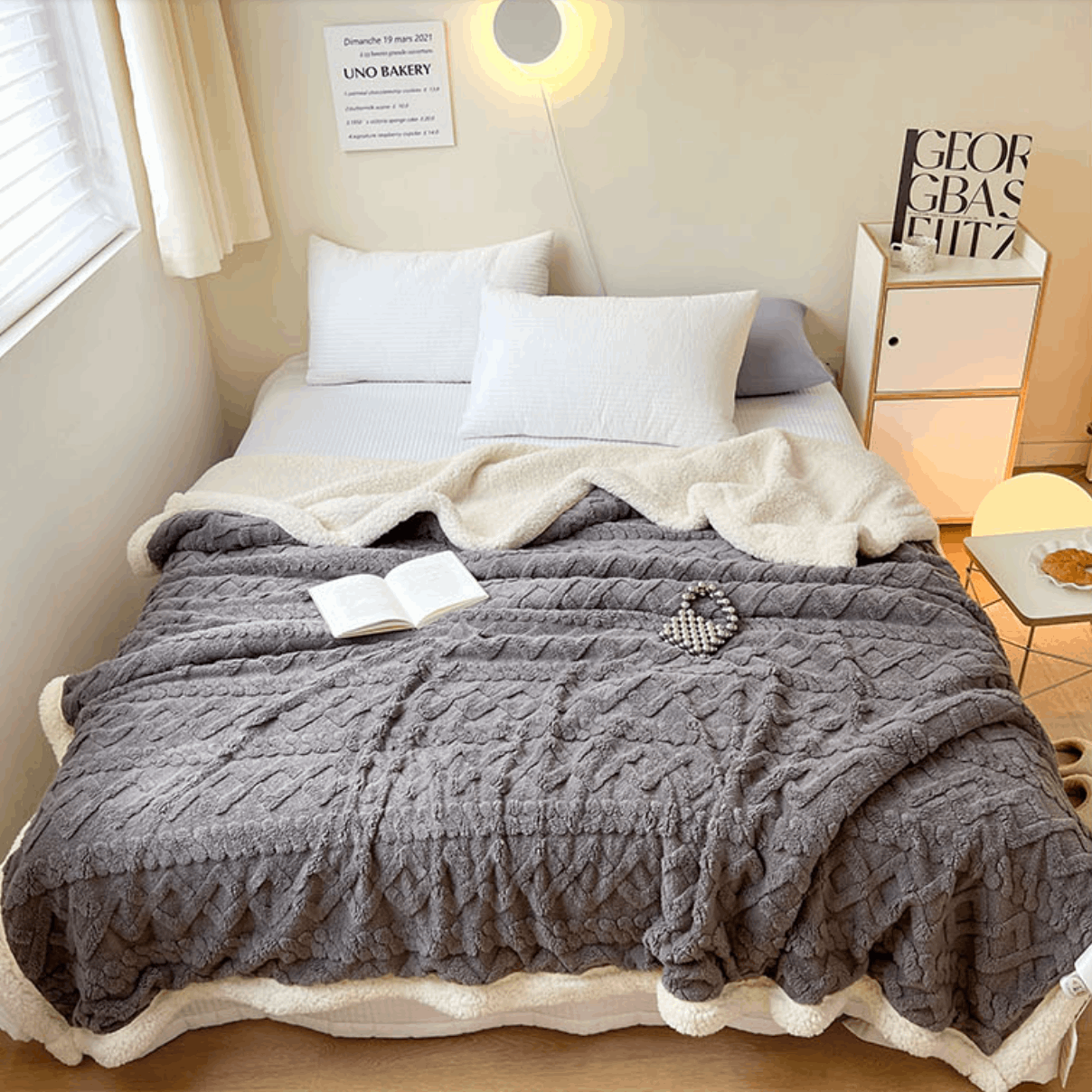 六畳の憩 7Color Boa Blanket ボアブランケット