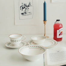 Load image into Gallery viewer, Korean Leaf Ceramic tableware 韓国風リーフ食器
