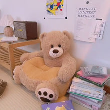 Load and play video in Gallery viewer, Bear Fluffy Sofa Chair クマのふわふわソファーチェアー
