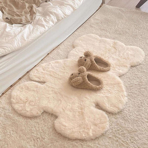 Fluffy Bear Rug  可愛い熊のラグ/マット